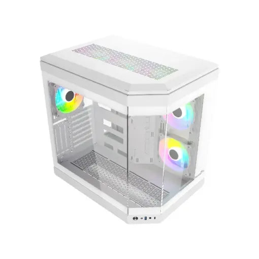 Thunder Carbon White Gaming Case – Mid Tower Tempered Glass ARGB Case Price in Pakistan | Daddu Charger Gaming Store