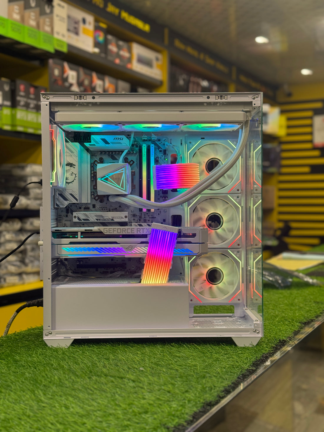 RX 450K Premium White PC Build | Ryzen 9 7900X + ASUS ROG White RTX 3080 | 2K / 4K Gaming PC | Daddu Charger Rawalpindi