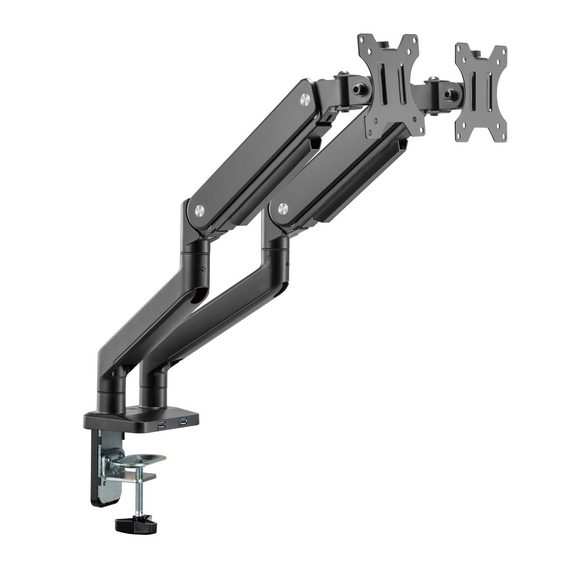 MXG BMA-24U Dual Monitor Arm Mount – Full Motion Heavy-Duty Desk Mount | Best Price in Pakistan | Daddu Charger Gaming Store