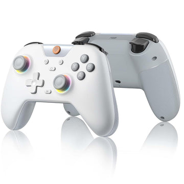 EasySMX X05 Gaming Controller White – Hall Effect Precision, RGB Lights & Multi-Platform Play