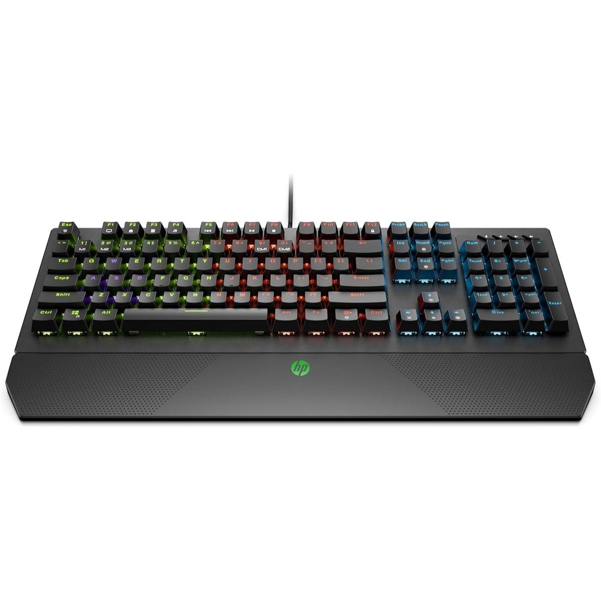 HP Pavilion Gaming RGB Mechanical Keyboard 800 – Red Switches, Full-Si