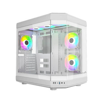 Thunder Carbon White Gaming Case – Mid Tower Tempered Glass ARGB Case Price in Pakistan | Daddu Charger Gaming Store