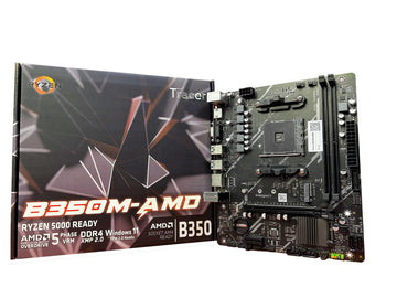 Tracer B350M Motherboard New – AMD AM4, DDR4, 2 RAM Slots, Micro-ATX