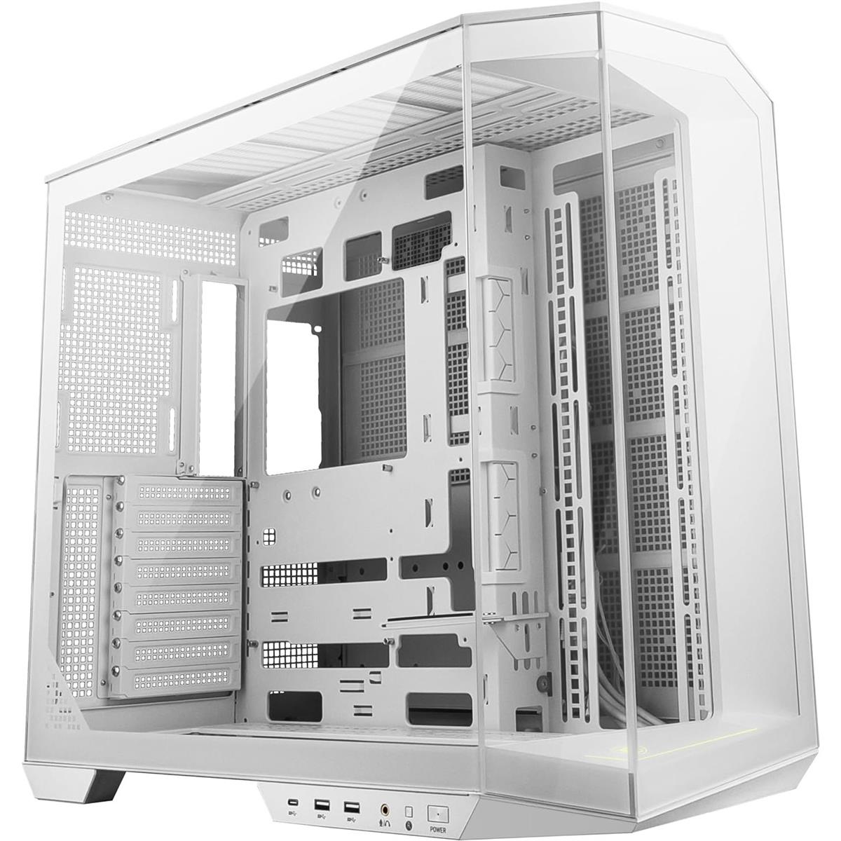MSI MAG PANO 100L PZ Mid-Tower Case – White (No Fans)