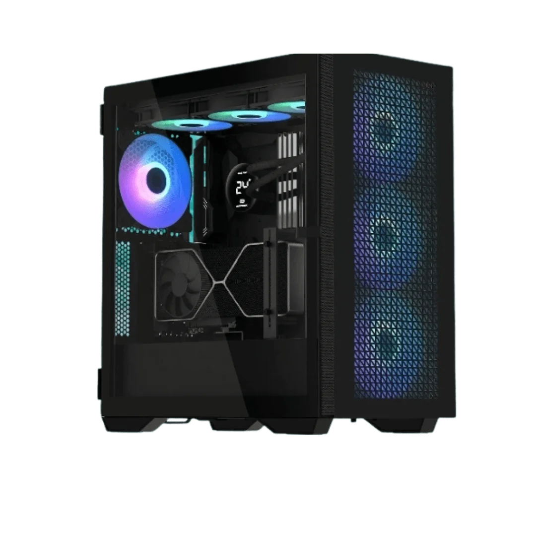 Sonic H7 ATX ARGB Gaming Case (4x ARGB Fans) Black – Best Price in Pakistan | Daddu Charger Gaming Store