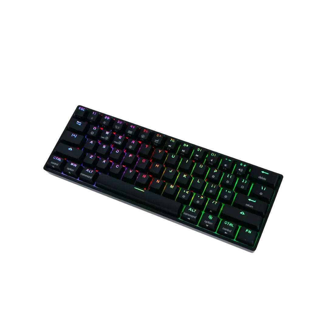 GK321 Mechanical Gaming Keyboard – 60% Compact RGB Keyboard with Brown Switches | Best Price in Pakistan – Daddu Charger