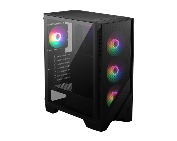 MSI MAG FORGE 120A – Mid-Tower Gaming Case-Black
