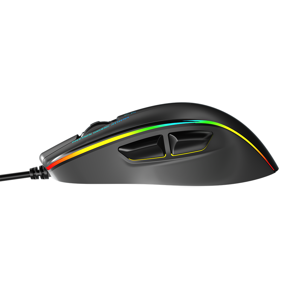 Meetion GM23 2023 RGB Gaming Mouse – 12,800 DPI, 5+1 Buttons, Ergonomic Right‑Hand Design