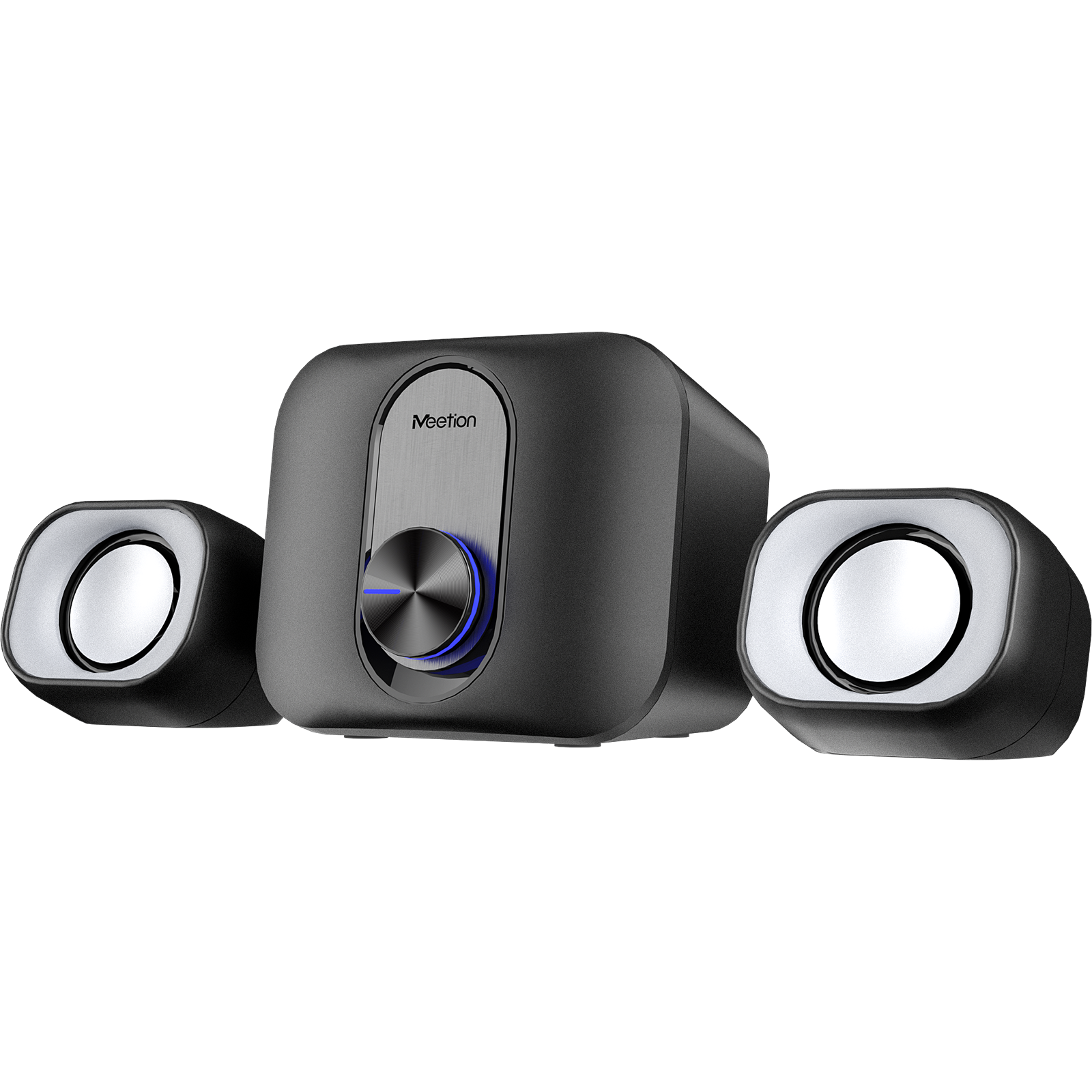 Meetion SP2110 2.1 Office Desktop Speakers | Deep Bass Subwoofer | Clear Stereo Audio | USB Powered Plug & Play | Best Office & Multimedia Speakers in Pakistan