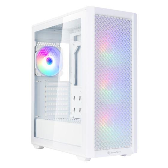 SilverStone FARA 515RX White Mid-Tower Gaming Case with 3 Fans