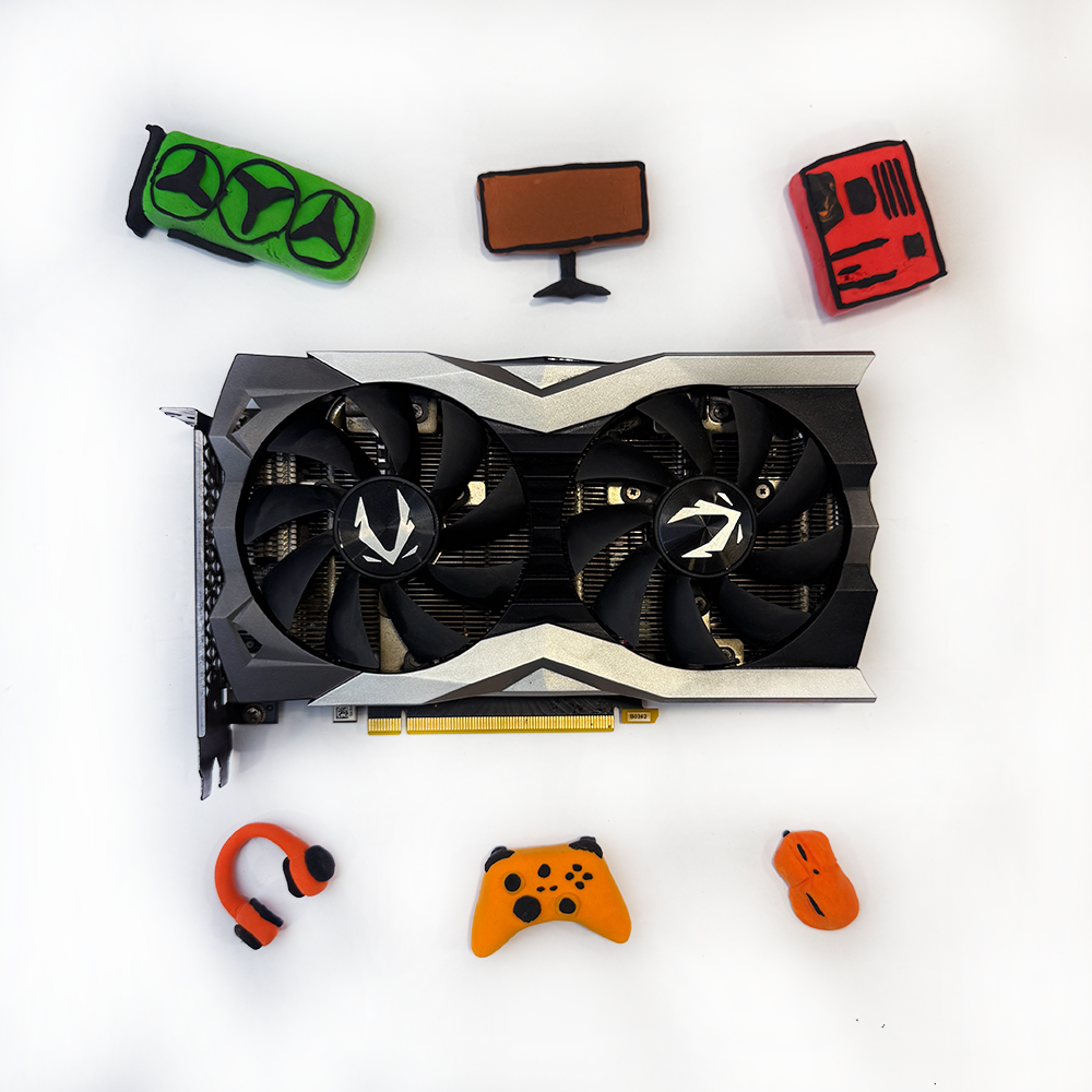 Zotac RTX 2060 Super Dual Fan OC Used Graphics Card | 1 Month Warranty | 8GB GDDR6 GPU | Daddu Charger Gaming Store Pakistan