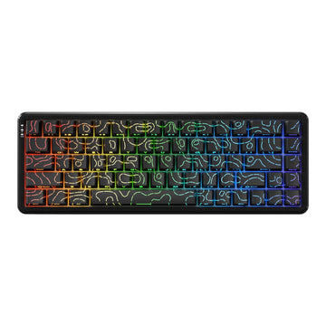 AJAZZ AK680 V2 Magnetic Switch Gaming Keyboard – Black Contour, Rapid Trigger, 8000Hz Polling Rate, RGB Backlight