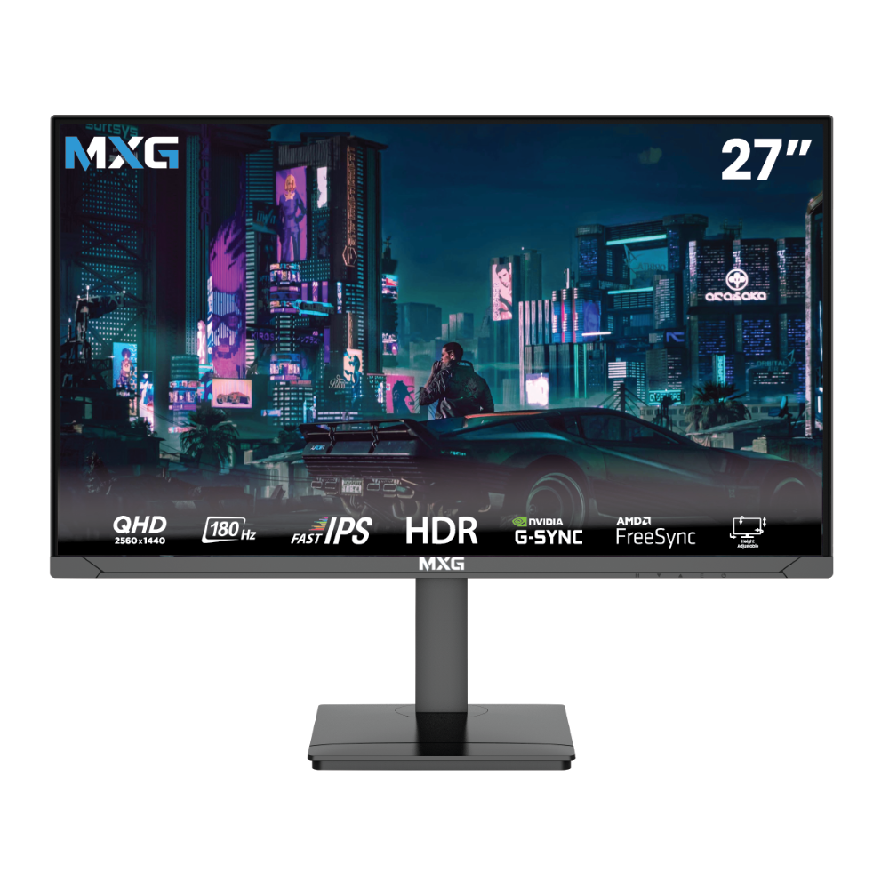 MXG G27IQ-18 27″ QHD 180Hz IPS Gaming Monitor – 1ms, HDR, FreeSync | Best Price in Pakistan – Daddu Charger Gaming Store