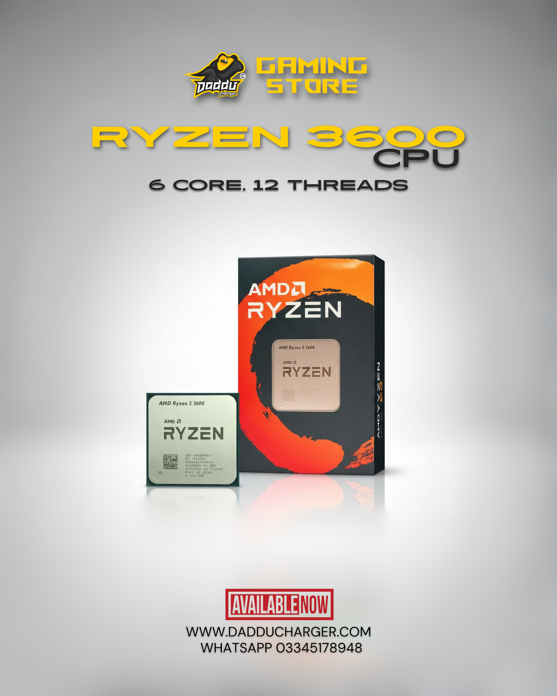 Special Offer 115K AMD Ryzen 5 3600 Gaming PC Build – RX 580 8GB, B450M Asrock, 8GB RAM, NVMe SSD