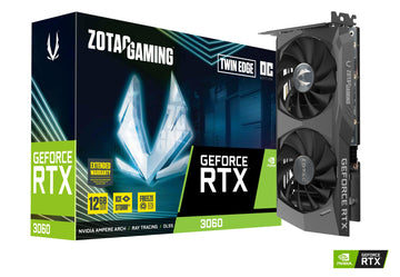 ZOTAC GAMING GeForce RTX 3060 Twin Edge 12GB GDDR6 (Brand New)