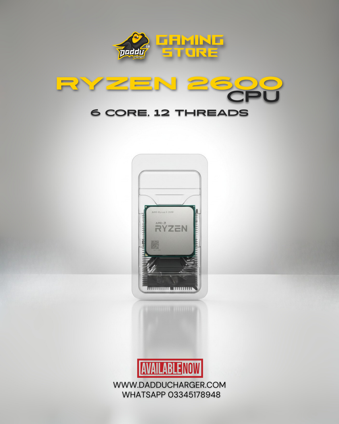 Special Offer 95K Ryzen 5 2600 Gaming PC – RX 580 8GB, 8GB RAM, 128GB SSD + 500GB HDD, RGB Case
