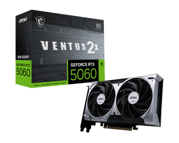 MSI RTX 5060 Ventus 2X OC 8GB – Black