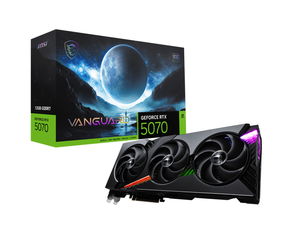 MSI GEFORCE RTX 5070 VANGUARD OC 12GB
