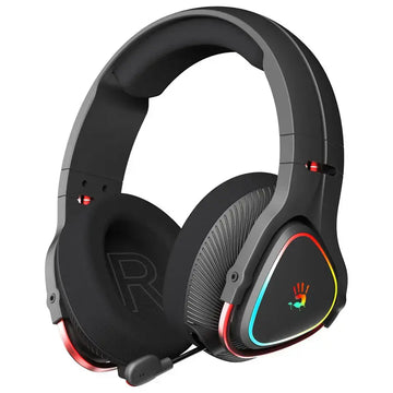 Bloody MR710 All-in-One RGB Gaming Headset – Black, 2.4GHz Wireless, Bluetooth 5.3 & USB Wired