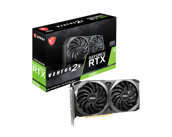 MSI GeForce RTX 3060 12GB GDDR6 – New Graphics Card , DLSS & Ampere Architecture | Best Price in Pakista