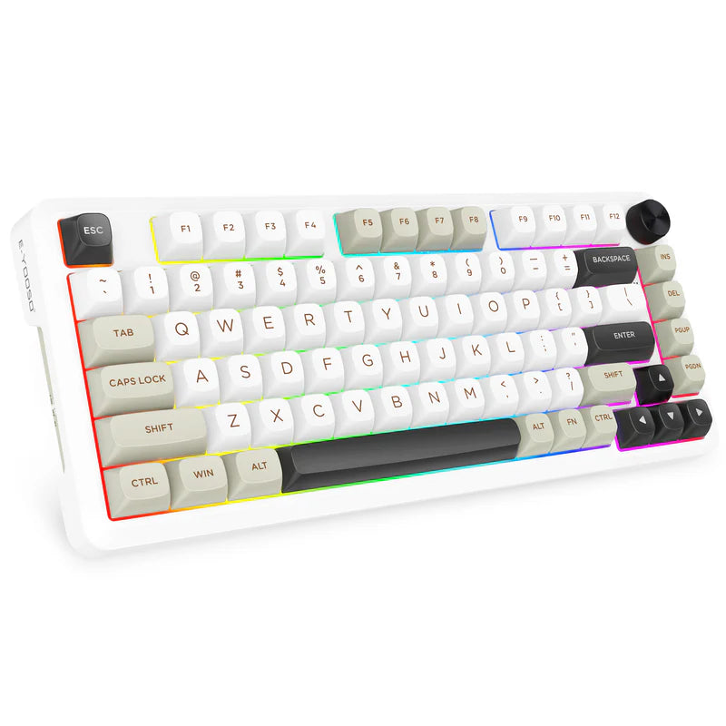 E-YOOSO Z82 Mechanical Gaming Keyboard Price in Pakistan | Hot-Swappable RGB Keyboard | PBT Keycaps | 82 Keys