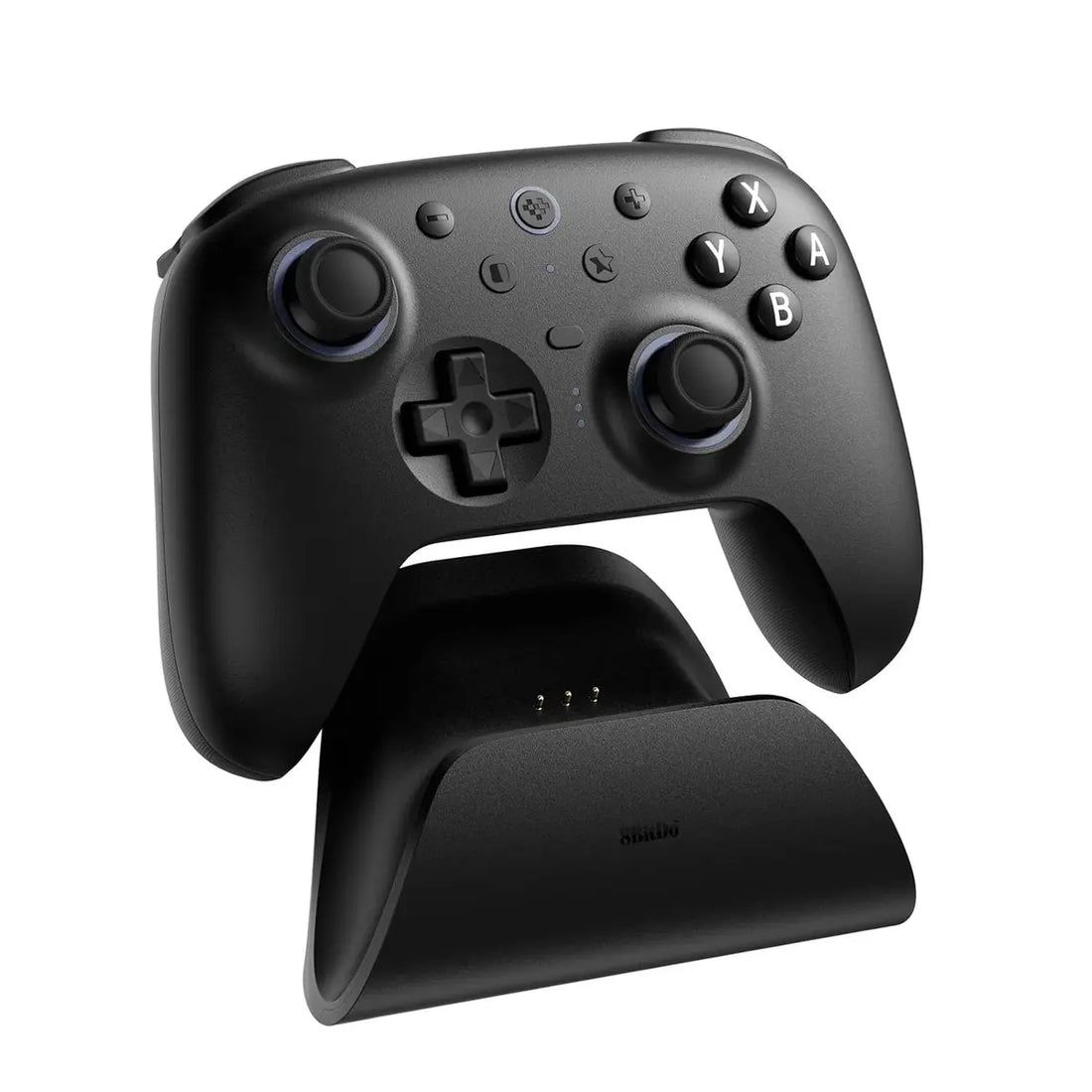 8BitDo Ultimate 2 Wireless Controller Black – RGB Joysticks, Hall Effect Triggers, Charging Dock, Bluetooth & 2.4G