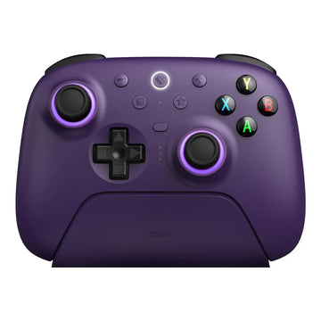 8BitDo Ultimate 2 Wireless Controller Purple – RGB Joysticks, Charging Dock, Hall Effect Triggers, Bluetooth & 2.4G Wireless