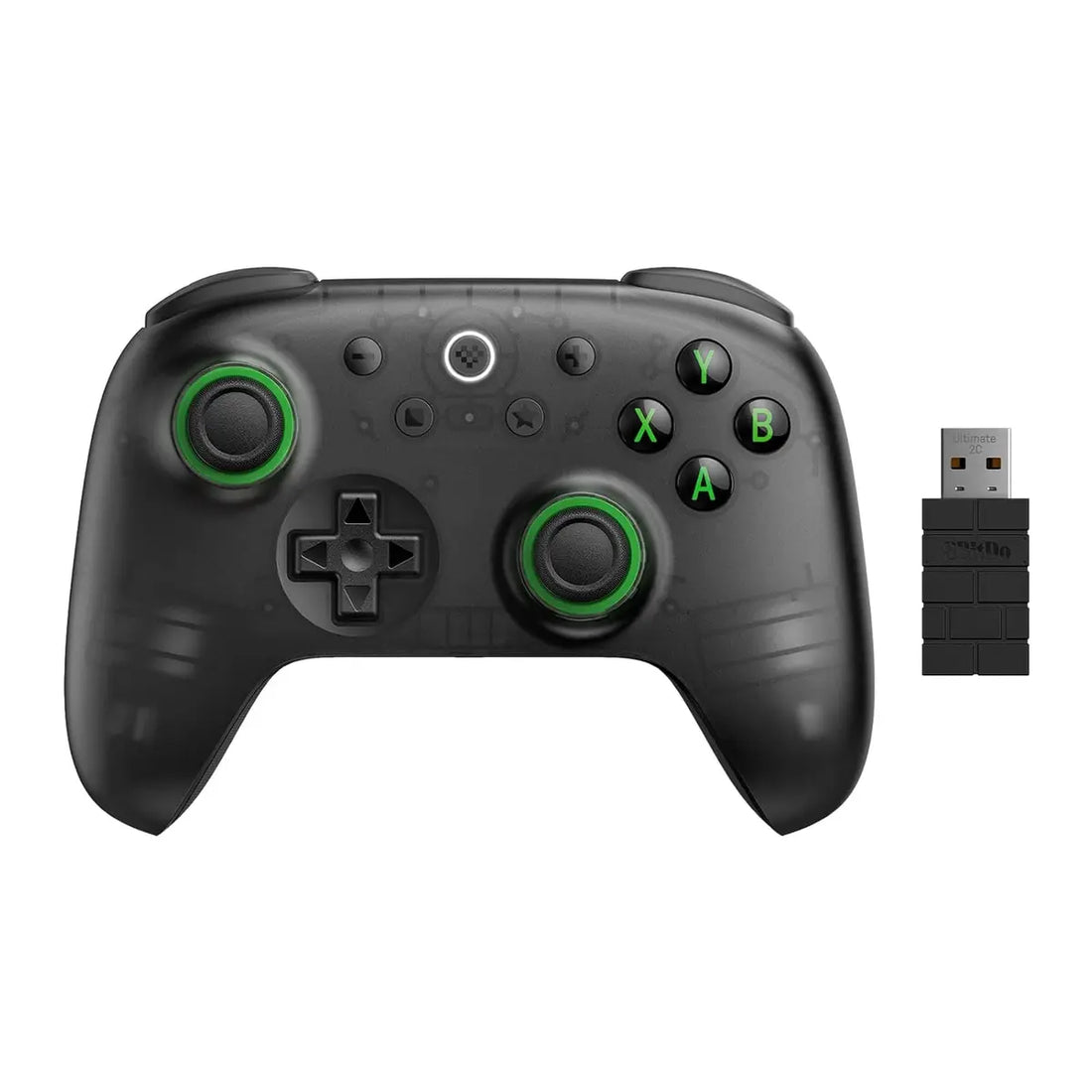 8BitDo Ultimate 2C Wireless Controller Black – Hall Effect Joysticks, 1000Hz Polling Rate, 2.4G, Bluetooth & USB