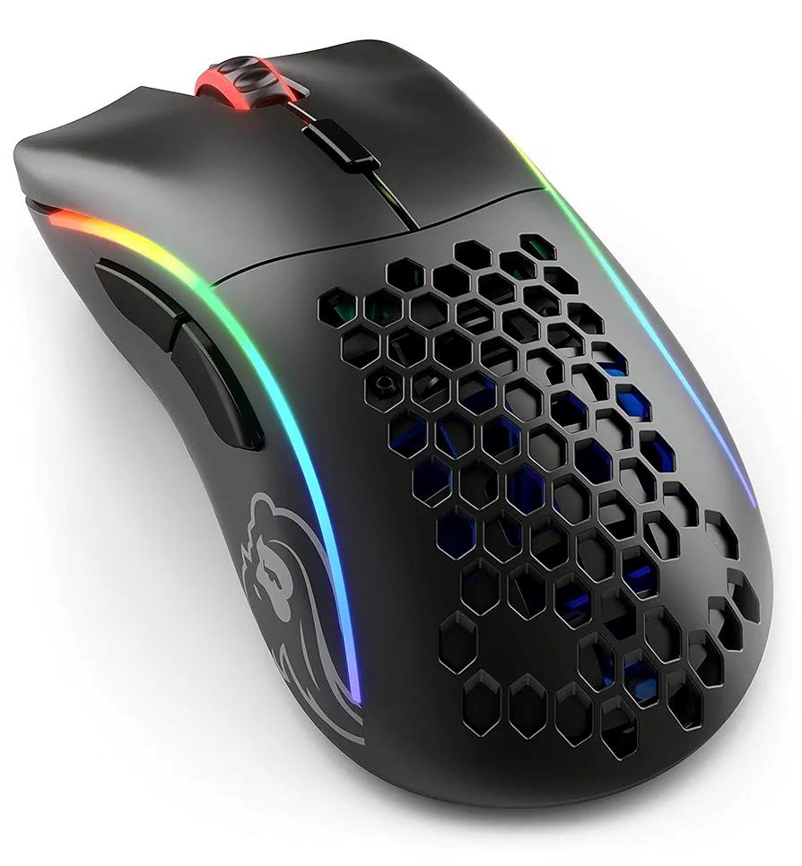 Glorious Model D Wireless Gaming Mouse – 12,000 DPI, 69g Lightweight, RGB, Ergonomic, Up to 60h Battery