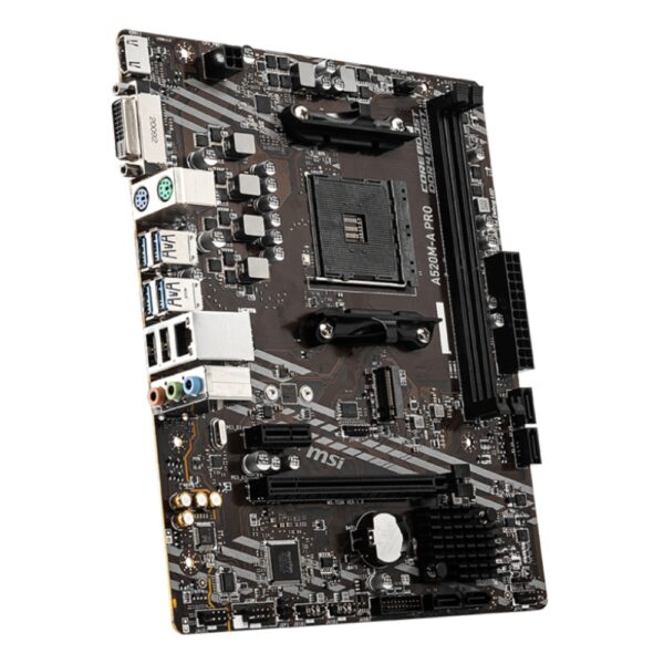🧠 MSI A520M-A PRO Motherboard | AM4 Socket | Ryzen 3rd & 5th Gen Support | Best Budget AMD Board in Pakistan 🇵🇰 | Daddu Charger Gaming Store 🎮