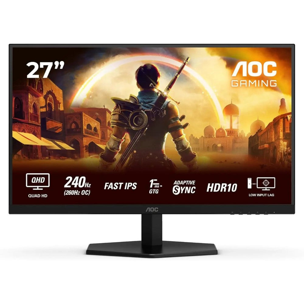 AOC Q27G42ZE 27″ 2K 260Hz 1ms WQHD IPS Gaming Monitor | FreeSync Premium | HDR10 | Ultra-Smooth Esports Display | Best AOC Gaming Monitor in Pakistan – Daddu Charger Gaming Store