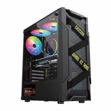 AA Tiger Armor Black Gaming Case – Mid Tower Tempered Glass ARGB Case Price in Pakistan | Daddu Charger Gaming Store
