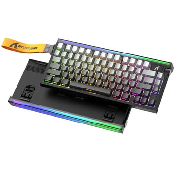 Attack Shark R85 HE Rapid Trigger Magnetic Keyboard – 75% Layout, 8KHz Polling, 0.005mm RT Accuracy (Moonlight Grey)