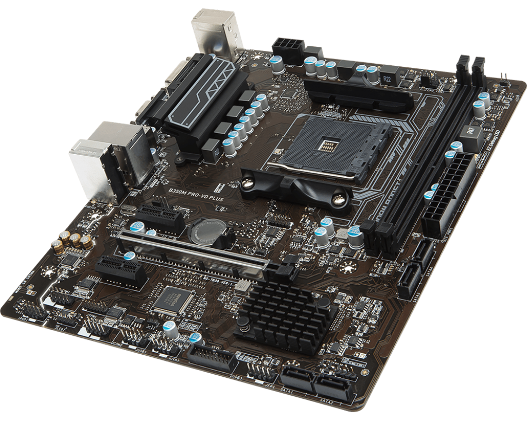 MSI B350M PRO-VD PLUS Used Motherboard  – Best Price in Pakistan | Tested & Working | Daddu Charger