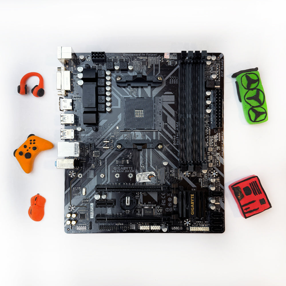 Gigabyte B450 DS3H Used Motherboard – Best Price in Pakistan | Tested & Working | Daddu Charger