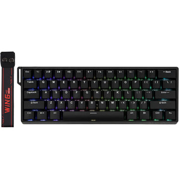 AULA WIN60 HE 60% Magnetic Switch Gaming Keyboard – 8K Polling, Hot-Swappable, RGB Wired | Best Price Pakistan – Daddu Charger