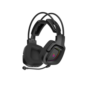 Bloody MR575 Multi-Mode RGB Gaming Headset – Bluetooth + 2.4GHz + Wired, Black