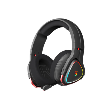 Bloody MR720 Multi-Mode RGB Gaming Headset – Bluetooth + 2.4GHz + Wired, Black