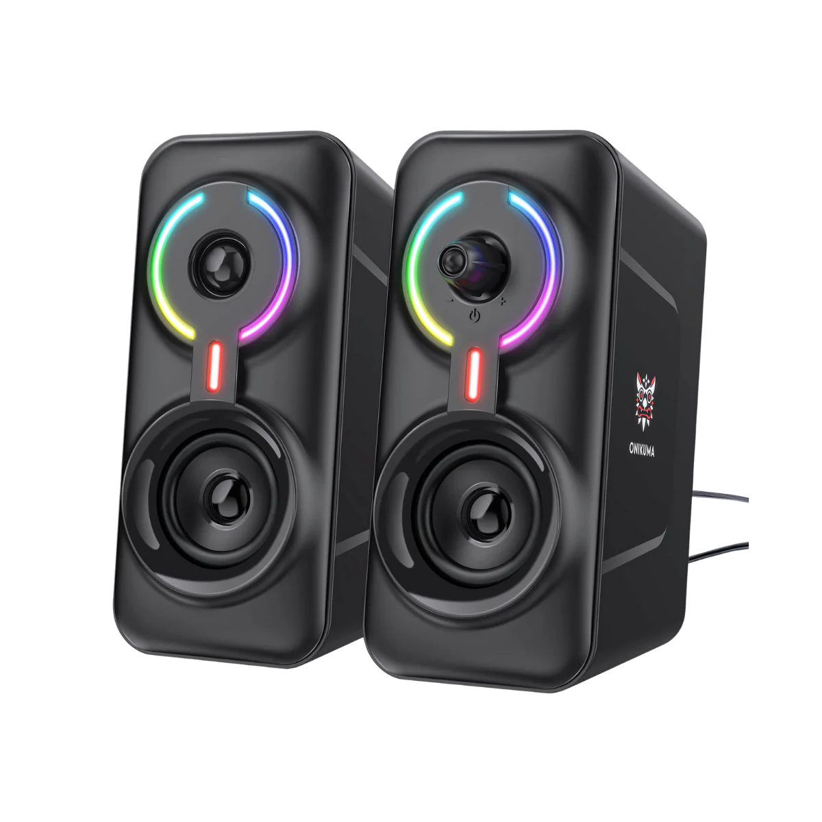 ONIKUMA L6 Multimedia Gaming Speaker | Bluetooth 5.0 + AUX Mode | RGB Dynamic Lighting | Deep Bass Stereo Sound | Best Budget Gaming Speaker in Pakistan