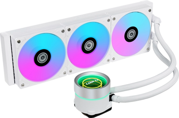 Lian Li Galahad II Trinity 360 AIO CPU Liquid Cooler White – 360mm, AM5, AM4, Intel LGA 1700,