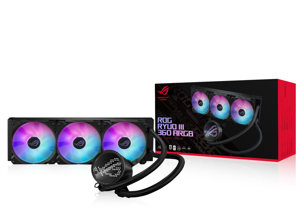 ASUS ROG RYUO III 360 ARGB AIO – Black (Used, Complete Box)