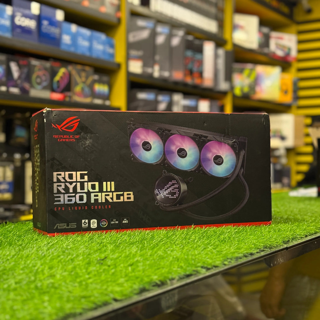 ASUS ROG RYUO III 360 ARGB AIO – Black (Used, Complete Box)