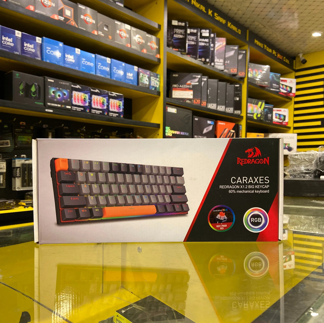 Redragon Caraxes K644 – 60% RGB Wired Keyboard