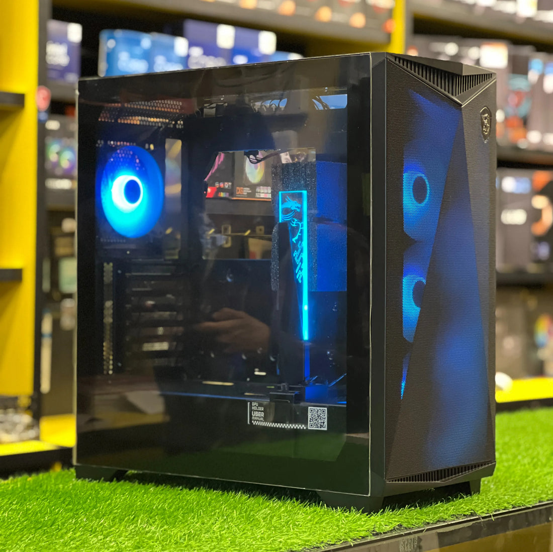 MSI Gungnir 300R Airflow With 3 Fans – Black Mid-Tower Gaming Case