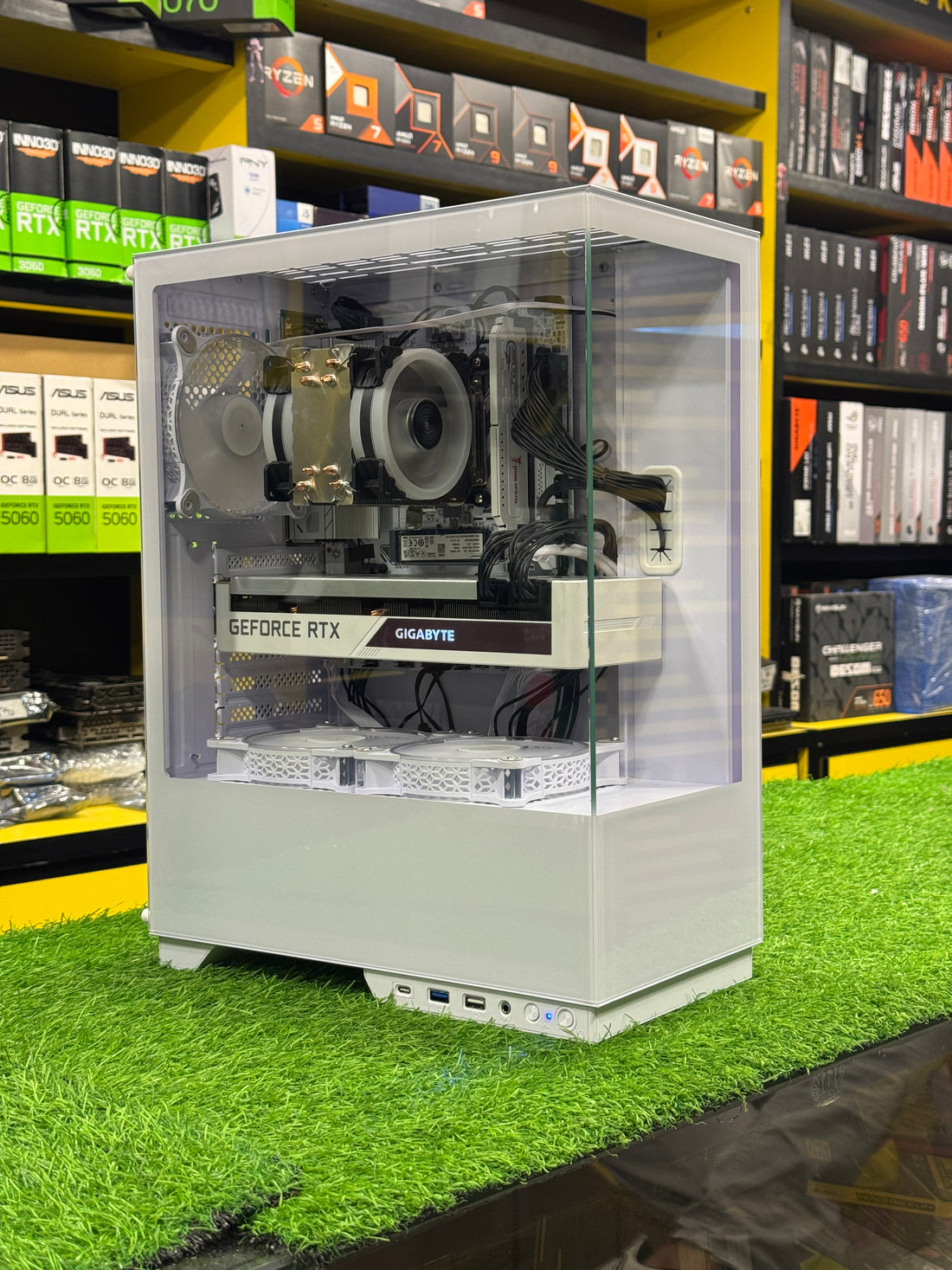 Ryzen 7500F Gaming PC Build – RTX 3070 Vision OC | 16GB 6000MHz RGB | B650 WiFi White | 700W PSU | NVMe + HDD Storage | 240k Price in Pakistan