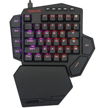 Redragon Diti Elite – RGB Wireless One-Handed Gaming Keyboard | Black