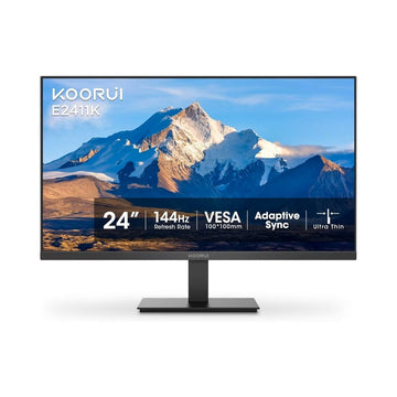 KOORUI E2411K 24" FHD IPS 144Hz Monitor | FreeSync | Eye-Care Flicker-Free | Ultra-Slim Gaming Display | Best Price in Pakistan