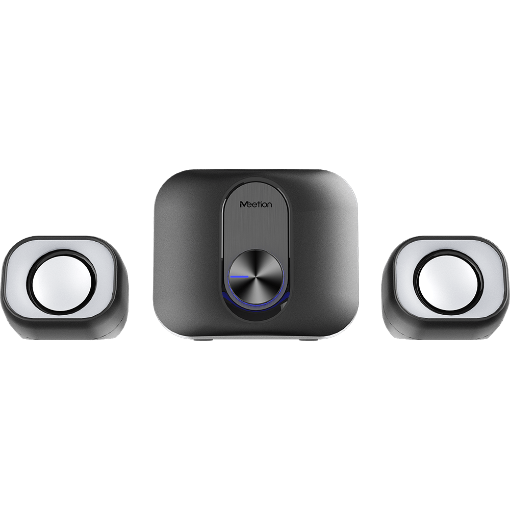 Meetion SP2110 2.1 Office Desktop Speakers | Deep Bass Subwoofer | Clear Stereo Audio | USB Powered Plug & Play | Best Office & Multimedia Speakers in Pakistan