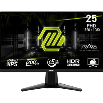 MSI MAG G255F E20 24.5″ FHD 1080p 200Hz 1ms HDR Fast IPS Gaming Monitor | FreeSync & G-Sync Compatible | Best 200Hz Gaming Monitor in Pakistan – Daddu Charger Gaming Store