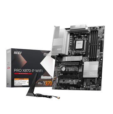 MSI PRO X870-P WIFI Motherboard – AM5, PCIe 5.0, DDR5, Wi-Fi 7 & USB 4.0 Support